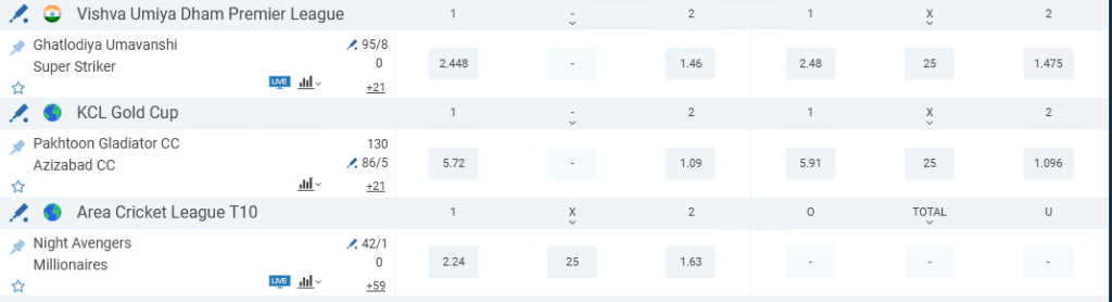 1xBet বাংলাদেশে ক্রিকেটে বাজি ধরুন