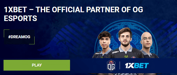 1xBet BD official partner of OG Esports